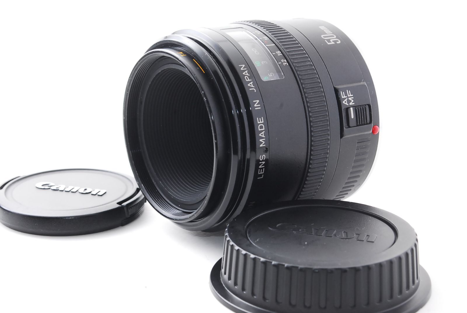 キヤノン Canon COMPACT-MACRO EF 50mm F2.5 動作確認済 前後キャップ