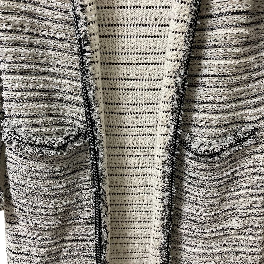 美品 Rene ルネ テープヤーン フーディ ロングカーディガン サイズ36