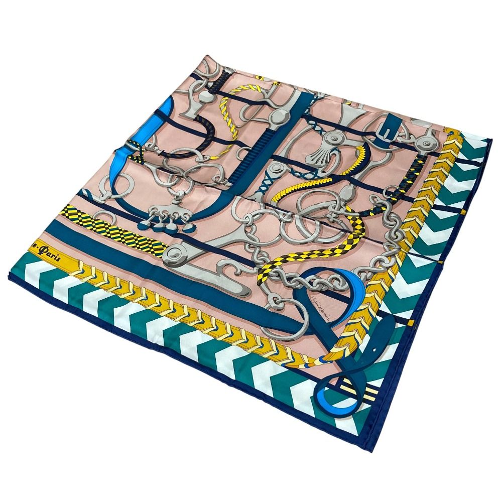 エルメス　カレ　90 2018AW 乗馬の装具一式 エルメス カレ90 Panoplie Equestre 乗馬の装具一式 スカーフ シルク