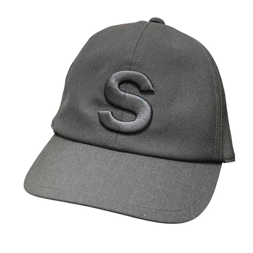 24 SS sacai サカイ S Cap Suiting キャップ 24-0693 ブラック メンズ レディース 古着