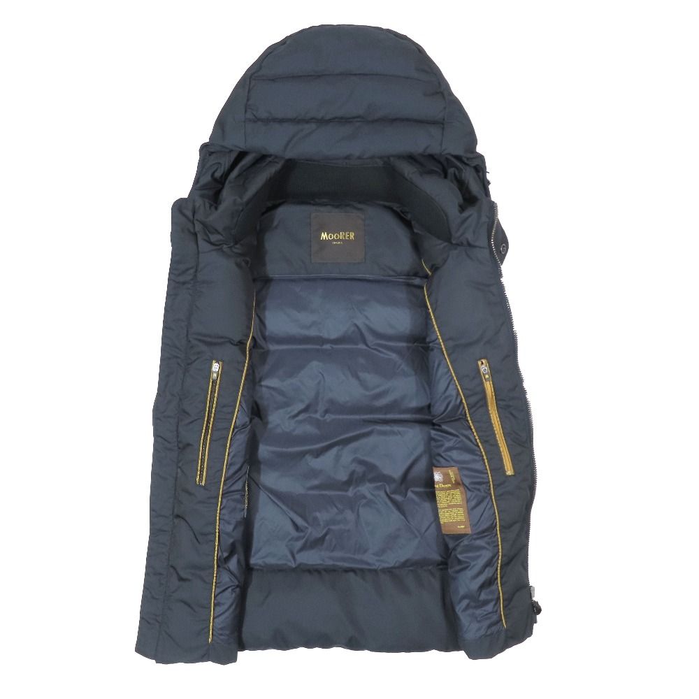 新品同様 MOORER ムーレー FAYER-WK2 ダウンベスト ナイロン