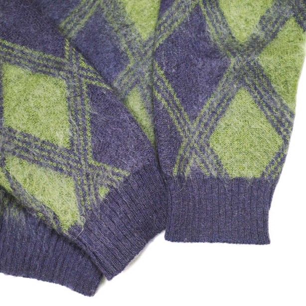 Needles ニードルス 23AW 日本製 Mohair Cardigan - Argyle モヘア