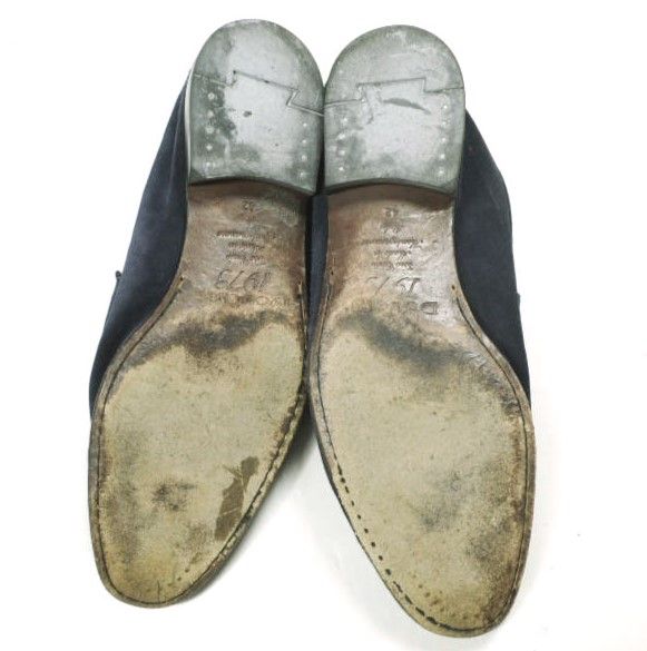 DOUCAL'S デュカルス イタリア製 スエードペニーローファー 42(27cm