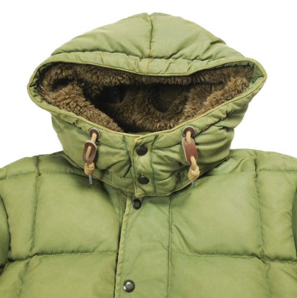 RRL ダブルアールエル M-47 中綿フーディーボアコート L カーキ RRL ダブルアールエル Coated Twill Quilted Jacket キルテッド