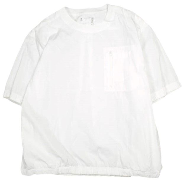 Sacai サカイ 21SS コットン ポプリン シャツ ホワイト Sacai コットンポプリン シャツ | ホワイト | FARFETCH JP