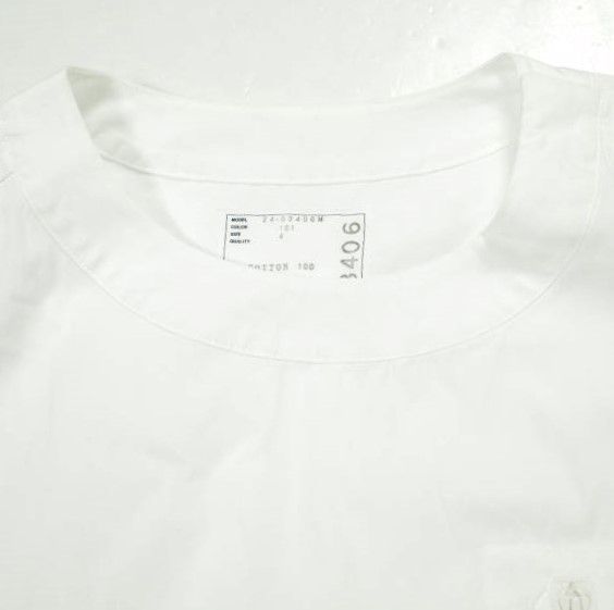 sacai サカイ 24SS 日本製 Cotton Poplin Pullover Shirts コットン