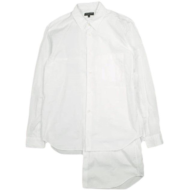 COMME des GARCONS HOMME PLUS コムデギャルソンオムプリュス 19AW 日本製 ドッキングレイヤードシャツ PD-B035 M WHITE 長袖 トップス COMME des GARCONS HOMME PLUS コムデギャルソンオムプリュス 19AW