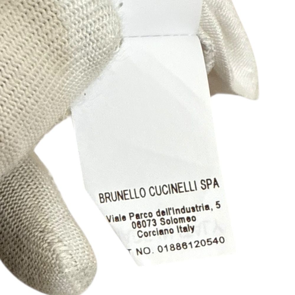 美品 23SS BRUNELLO CUCINELLI ブルネロクチネリ リネン×シルク 半袖 