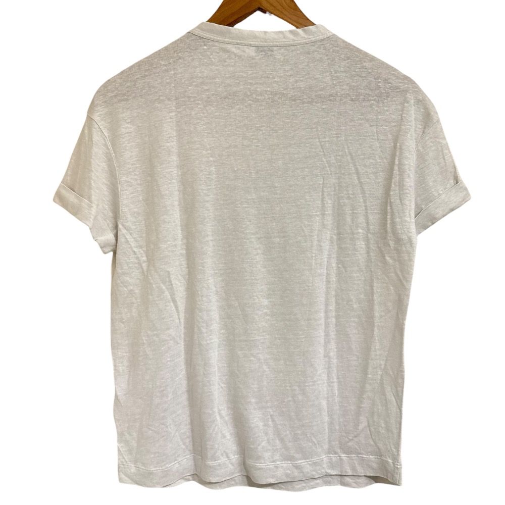 美品 23SS BRUNELLO CUCINELLI ブルネロクチネリ リネン×シルク 半袖 