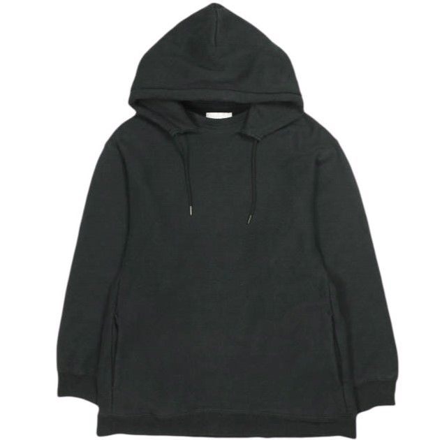 STILL BY HAND スティルバイハンド 日本製 後付けスウェットプルオーバーパーカー CS05244 48 BLACK ナッピング起毛 フーディー トップス STILL BY HAND スティルバイハンド 日本製 後付けスウェットプル