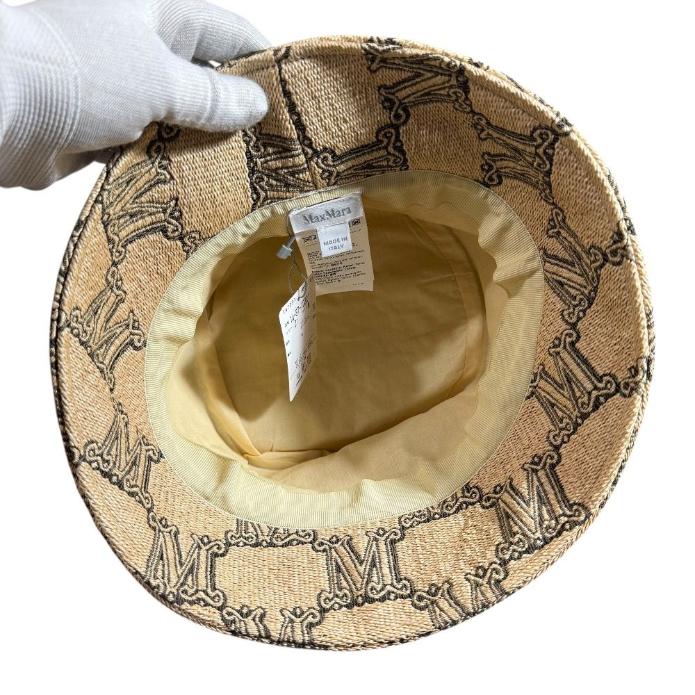 【タグ付き 未使用】MaxMara マックスマーラ バケットハット アルパカ 未使用 Max Mara マックスマーラ グラム バケットハット サイズ57