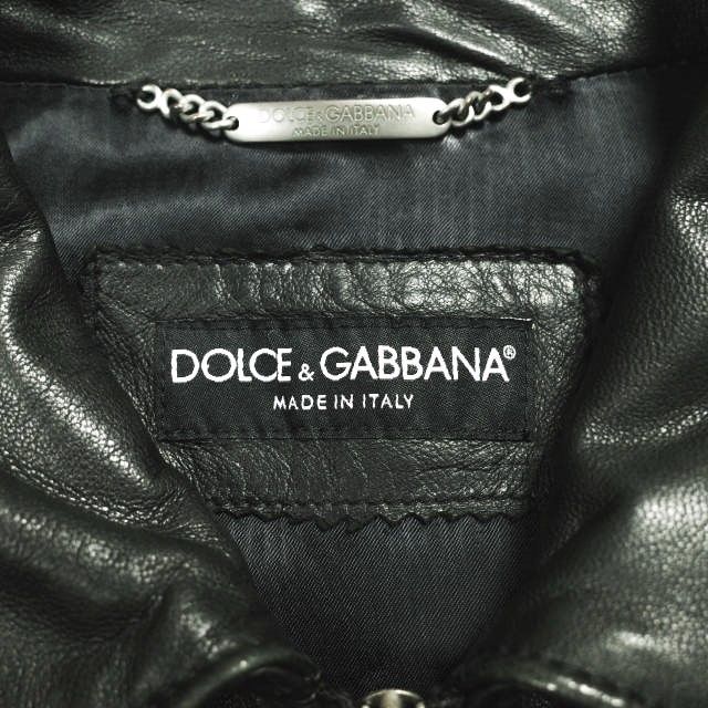 DOLCE&GABBANA ドルチェアンドガッバーナ イタリア製 ラムスキン