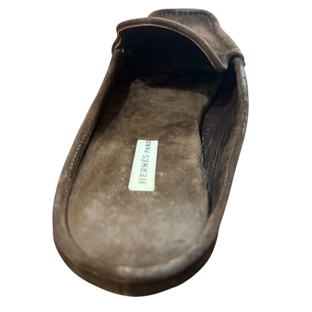 美品 HERMES エルメス スエード スリッパ ローファー サイズ36 23cm