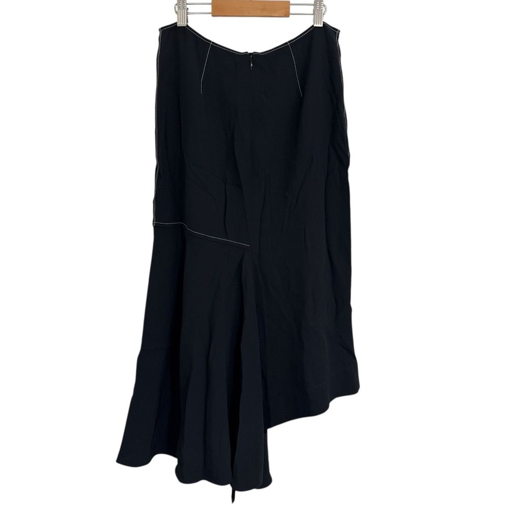 MARNI マルニ アシンメトリー ロングスカート サイズ40 ネイビー レディース 古着