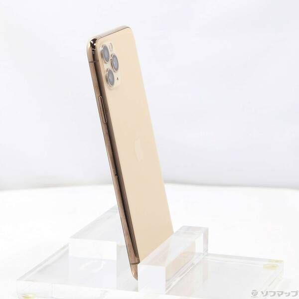 中古品〕 iPhone11 Pro Max 64GB ゴールド NWHG2J／A SIMフリー【262