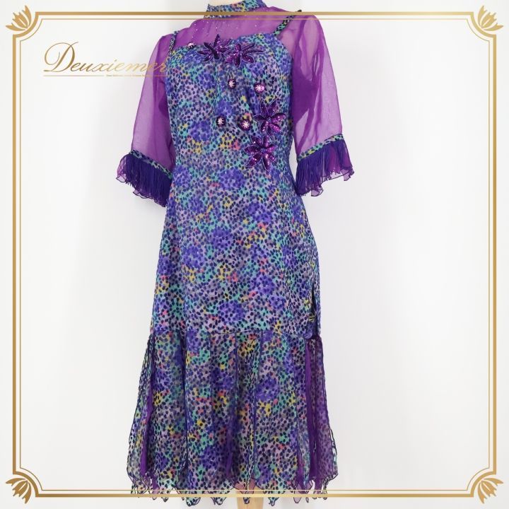 社交ダンス 衣装 スタンダード ドレス ワンピース パーティ衣装 女性用