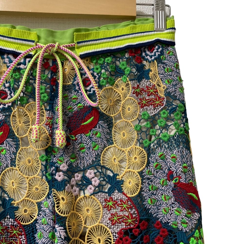 美品 VIVIENNE TAM ヴィヴィアンタム フラワーレース イージーパンツ