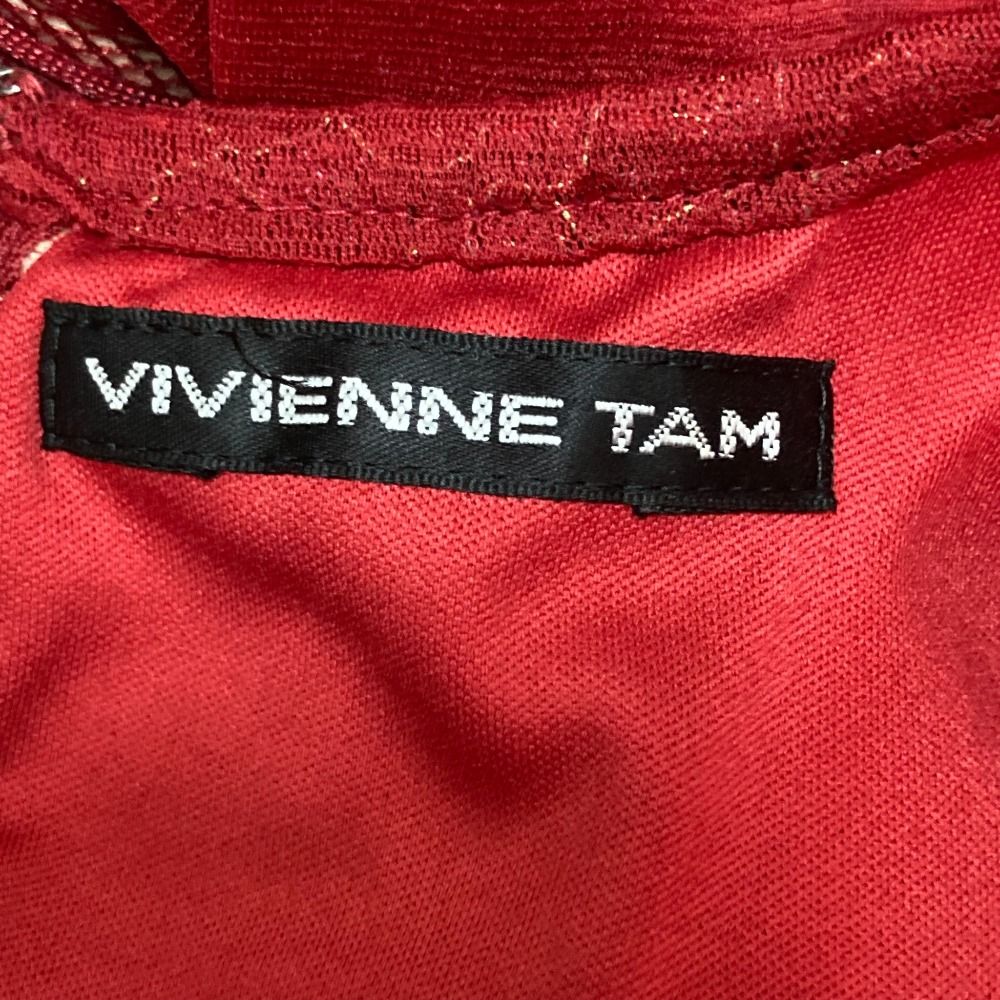 美品 VIVIENNE TAM ヴィヴィアンタム ノースリーブ レース パワー