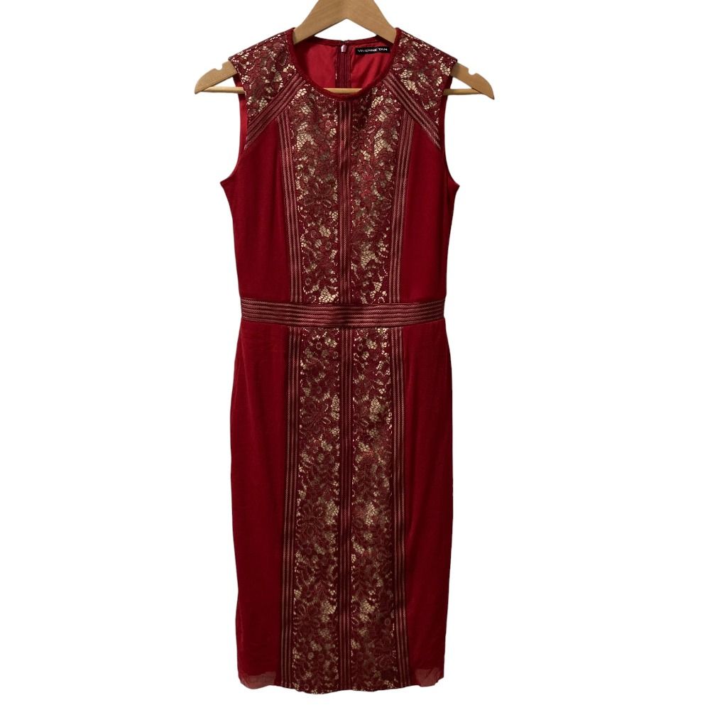 美品 VIVIENNE TAM ヴィヴィアンタム ノースリーブ レース パワー