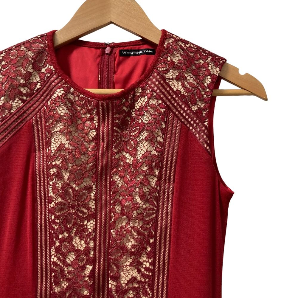 美品 VIVIENNE TAM ヴィヴィアンタム ノースリーブ レース パワー