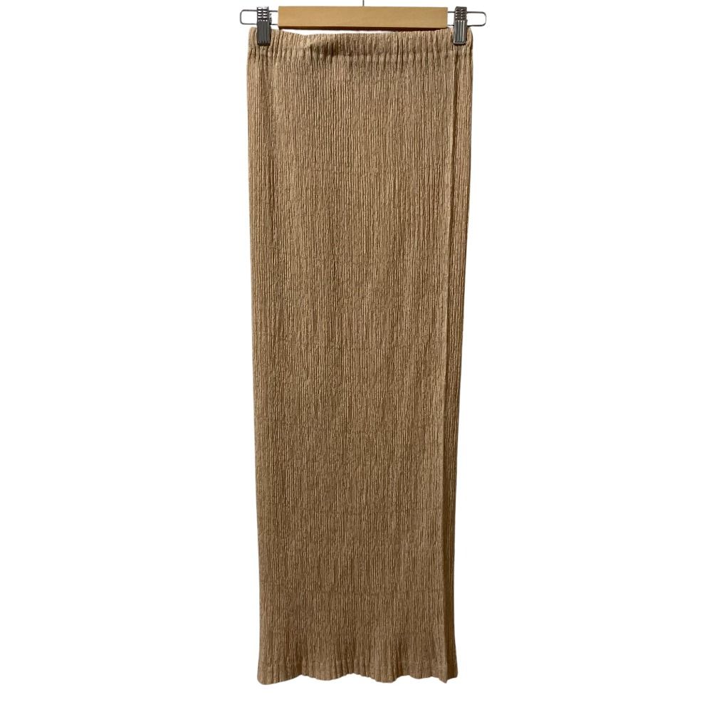 美品 ISSEY MIYAKE イッセイミヤケ メッシュプリーツ ロングスカート