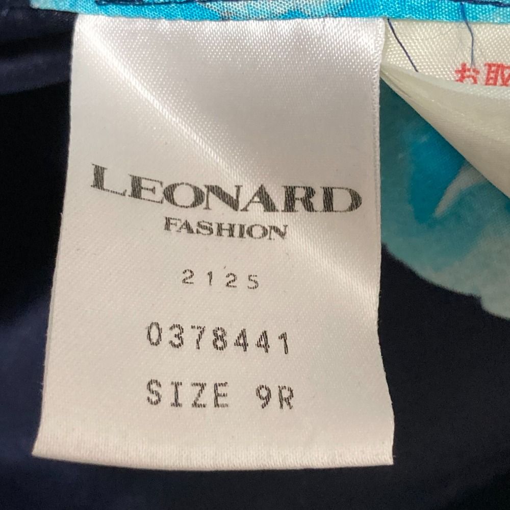 美品 LEONARD レオナール フラワープリント シャツジャケット