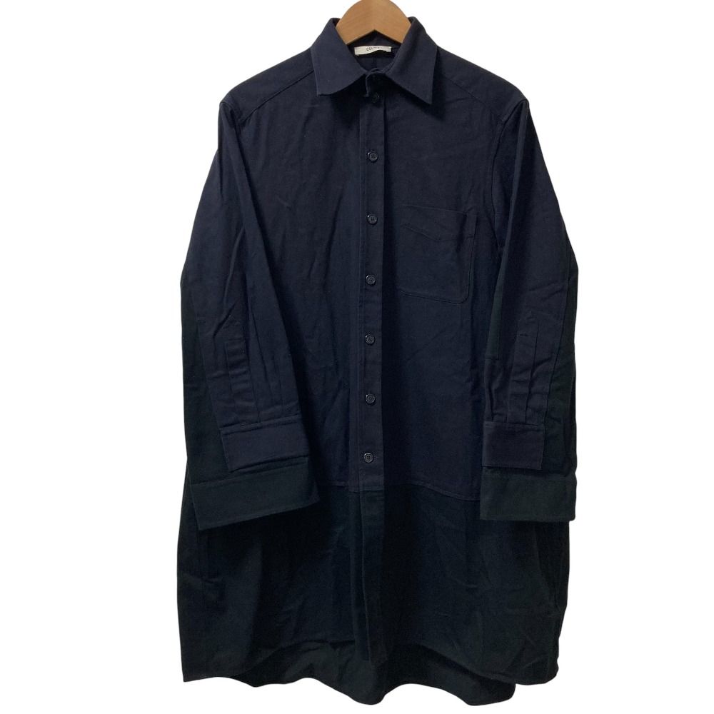 美品 CELINE セリーヌ フィービー期 ドッキングシャツ ロング