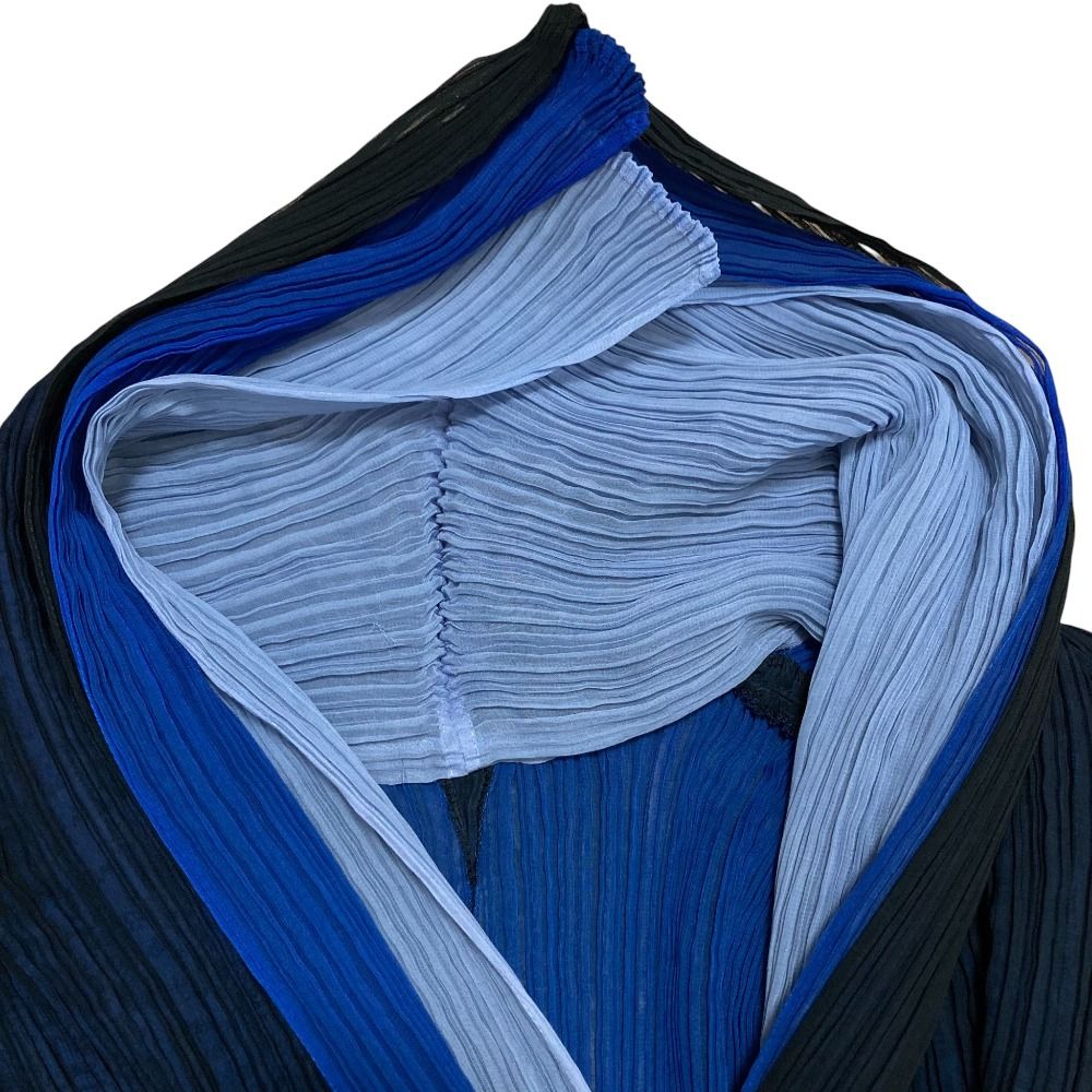 美品 ISSEY MIYAKE イッセイミヤケ ホワイトレーベル プリーツ ダブル