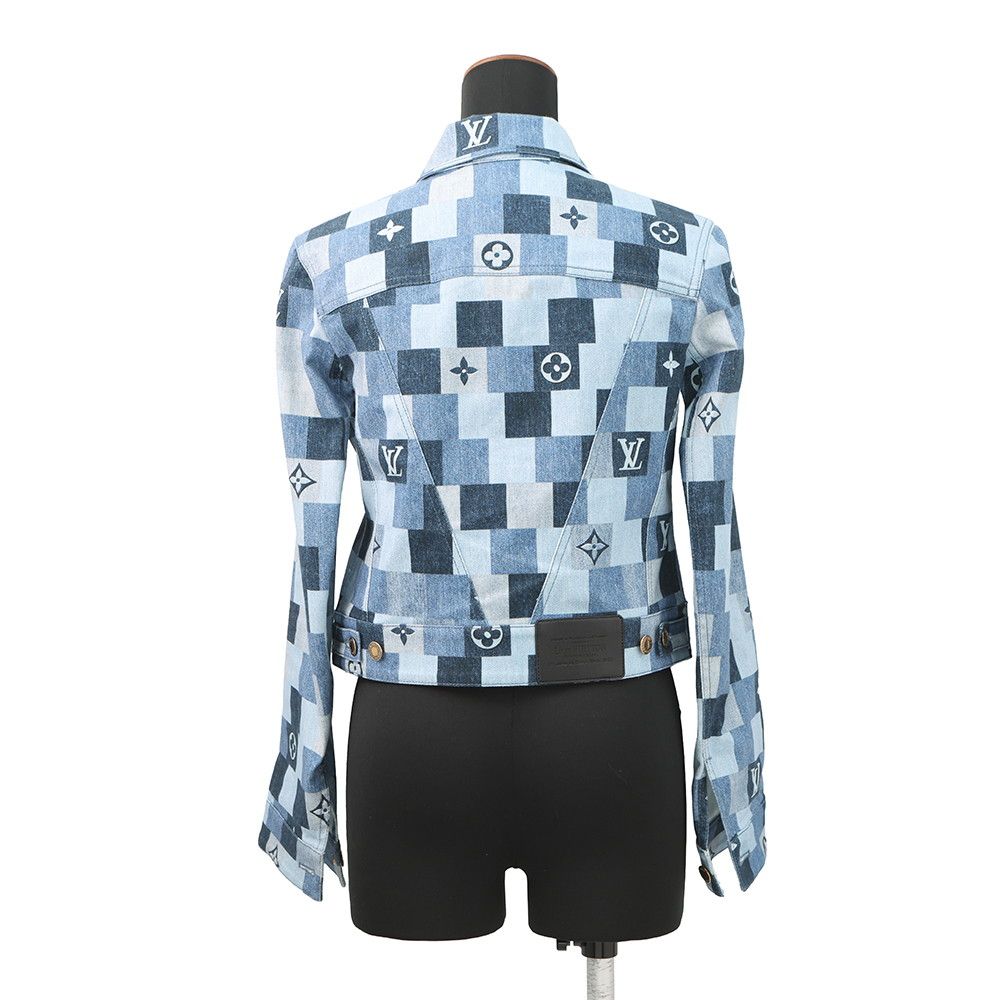 ルイヴィトン デニムジャケット モノグラム・デニム コットン