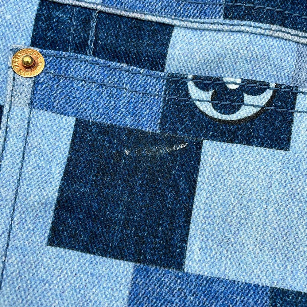 ルイヴィトン デニムジャケット モノグラム・デニム コットン