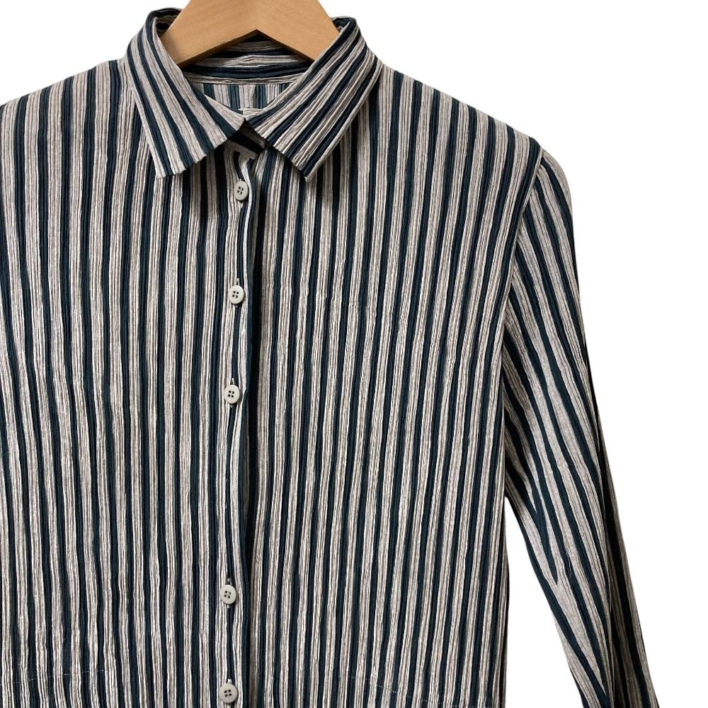美品 ISSEY MIYAKE FETE イッセイミヤケ フェット ストライプ プリーツ