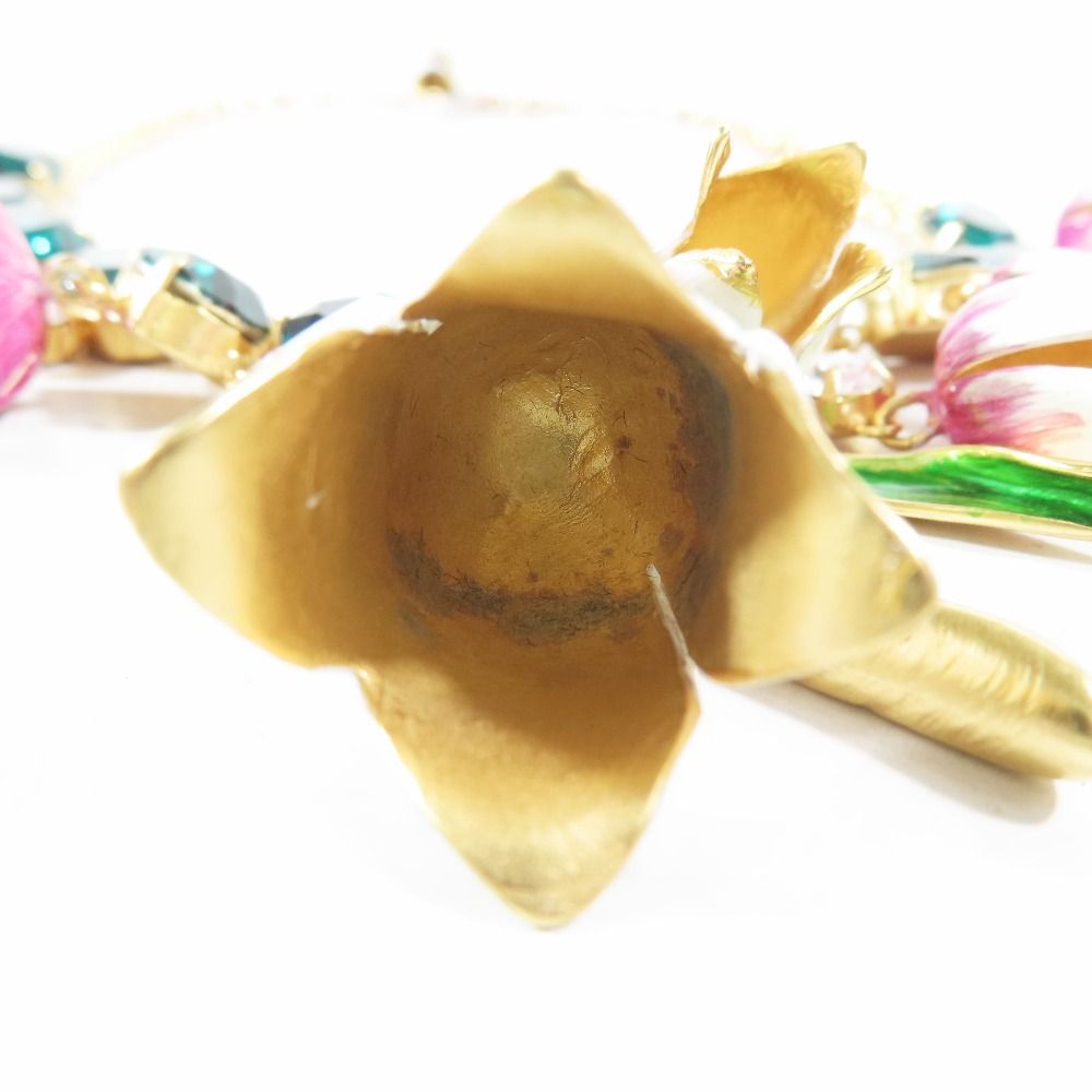 美品 DOLCE&GABBANA ドルチェアンドガッバーナ フラワーモチーフ