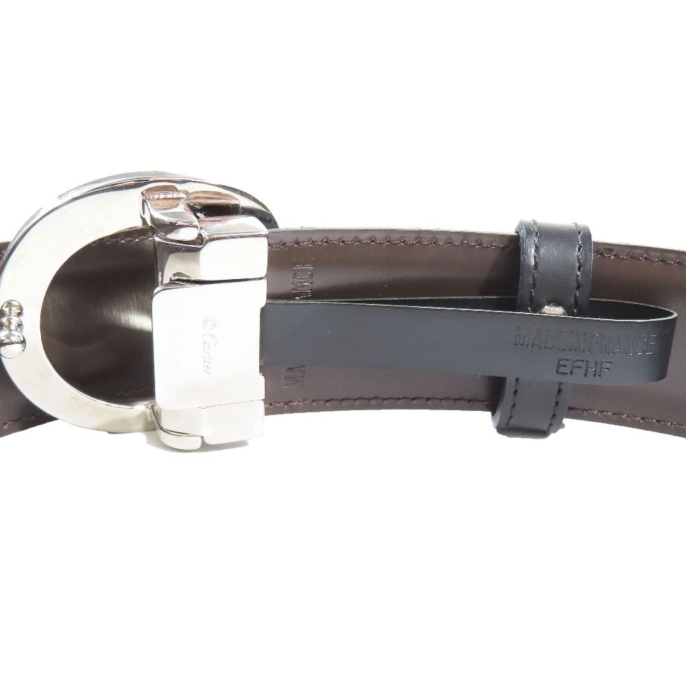 未使用 Cartier カルティエ パンテール バックル レザー ベルト 革