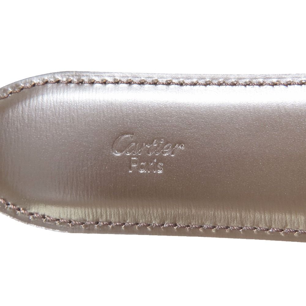 未使用 Cartier カルティエ パンテール バックル レザー ベルト 革