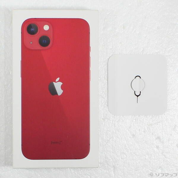 中古品〕 iPhone13 128GB プロダクトレッド MLNF3J／A SIMフリー