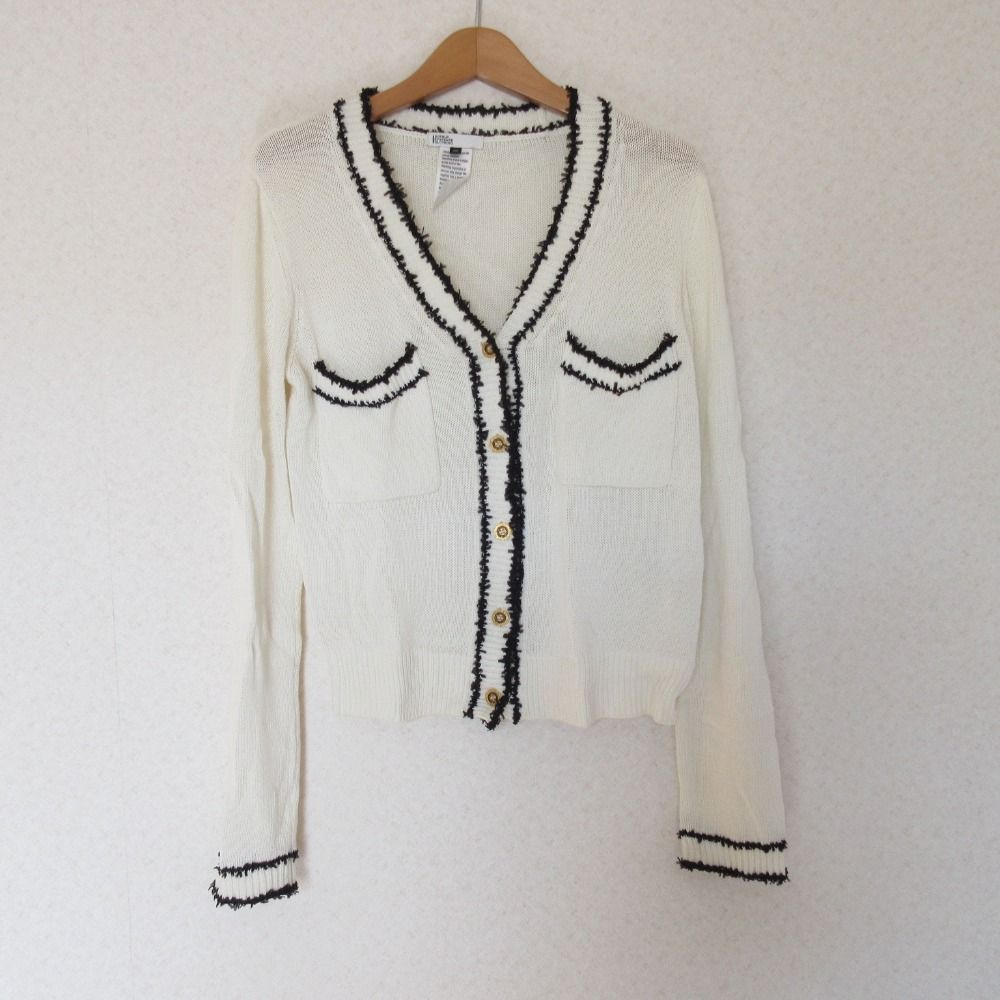 ダブルスタンダードクロージング リネン混カーディガン