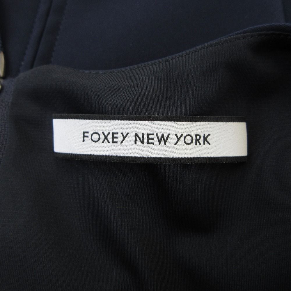 美品 FOXEY NEW YORK フォクシーニューヨーク Front Ribbon Dress