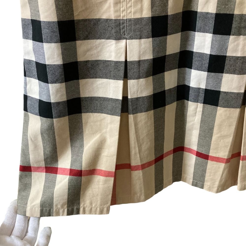 バーバリー キッズ ワンピース ノバチェック ベージュ ビンテージ 美品 BURBERRY バーバリー ノバチェック シャツ ドレス ワンピース