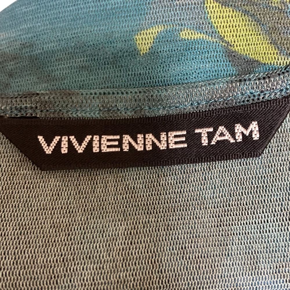  TAM ヴィヴィアンタム フラワープリント パワーネットドレス ワンピース サイズ1 マルチ レディース 古着 半袖 ひざ丈ワンピース