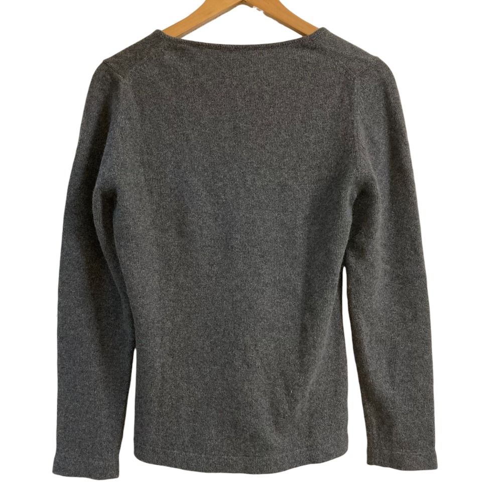 【美品】 BALLANTYNE　バランタイン カシミヤ100% ニット 長袖　襟 美品 BALLANTYNE バランタイン カシミヤ100％ ロータス 蓮柄 Vネック