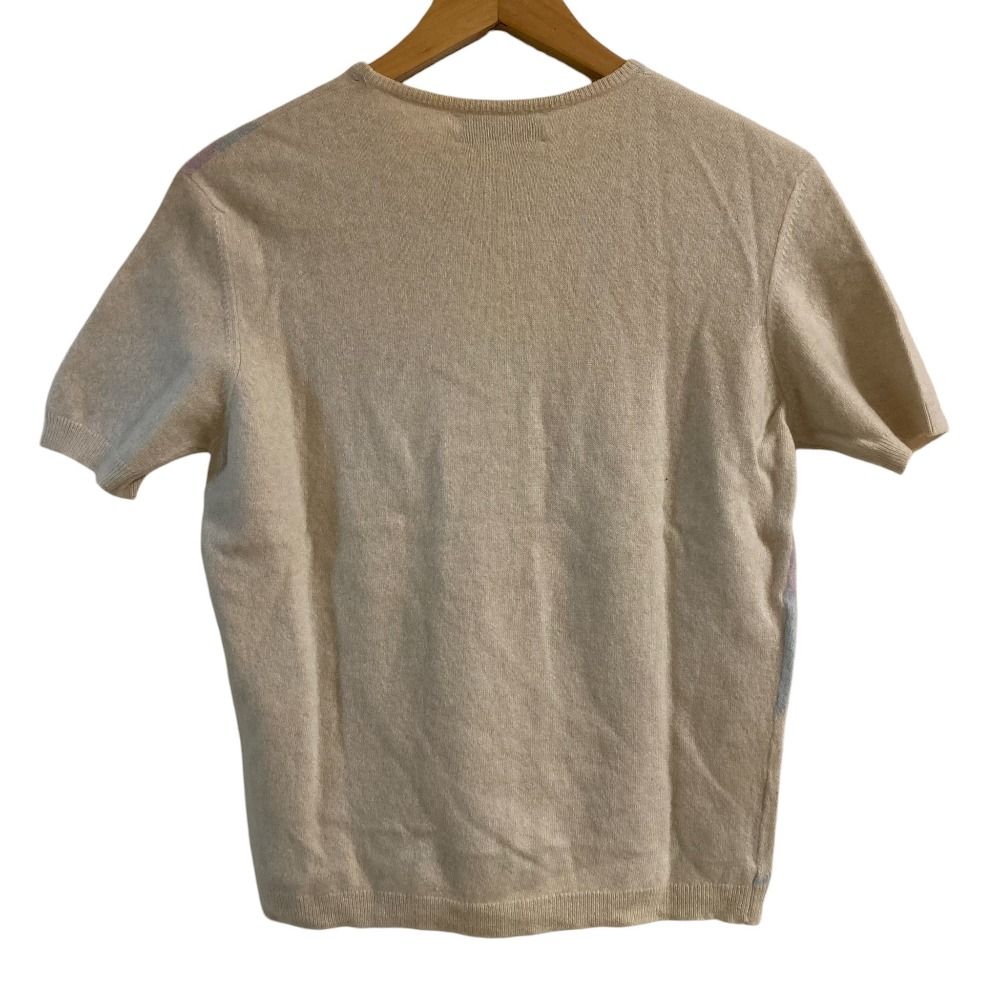 美品 BALLANTYNE バランタイン アーガイル柄 カシミア100％ クルー 