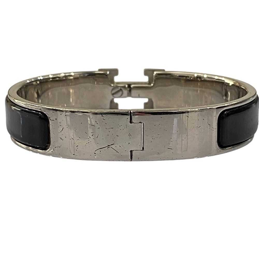 良品 HERMES エルメス クリックH PM エナメルブレスレット バングル