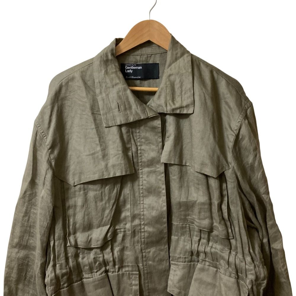 美品 chaos gentleman lady フロマージュリネンブルゾン 美品 CHAOS GENTLEMAN LADY カオス ジェントルマンレディ GL