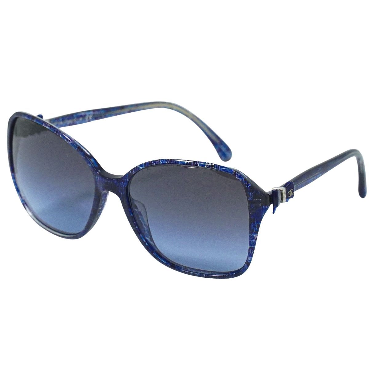 本物 シャネル CHANEL ココマーク リボン サングラス アイウェア