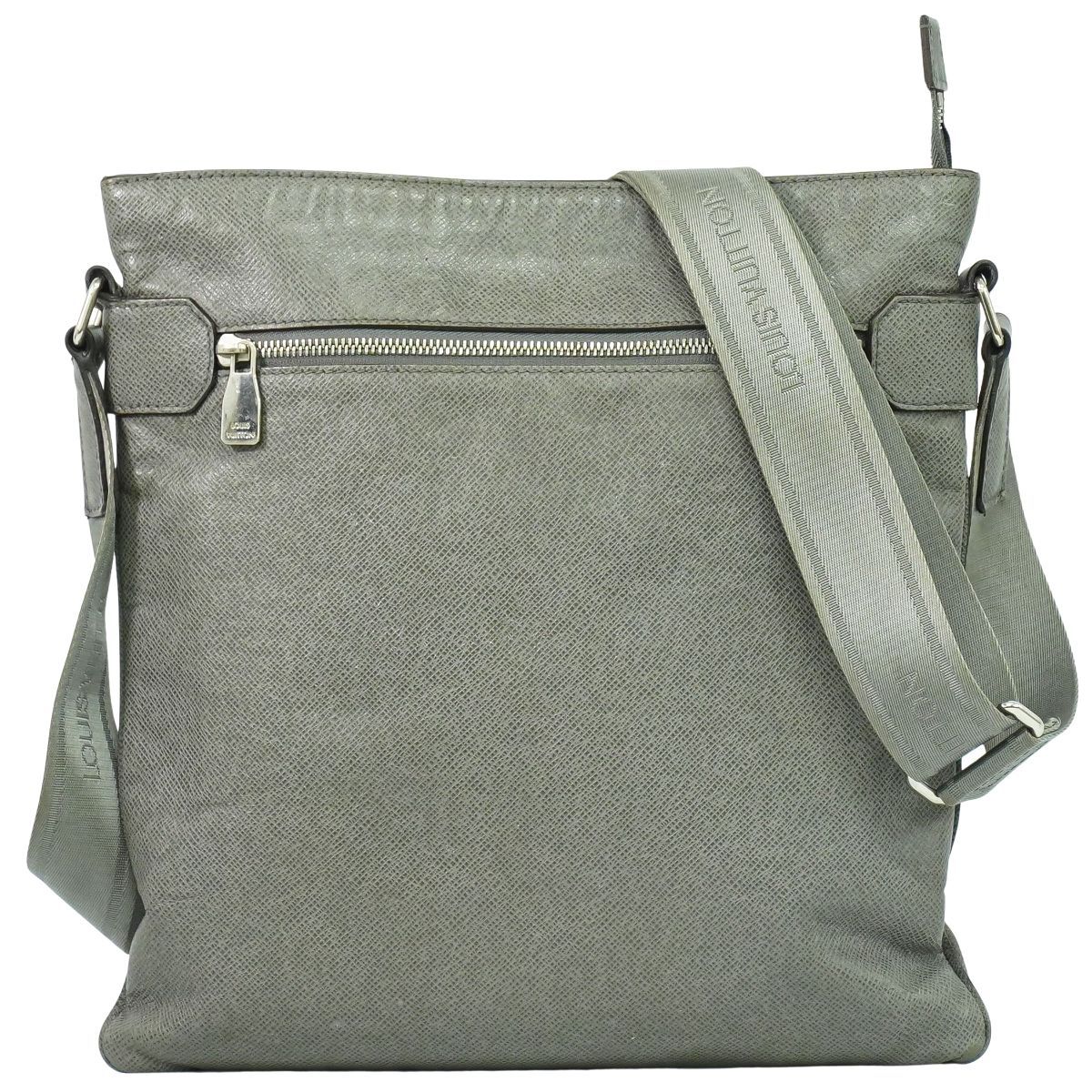 本物 ルイヴィトン LOUIS VUITTON LV サシャ タイガ レザー ショルダー