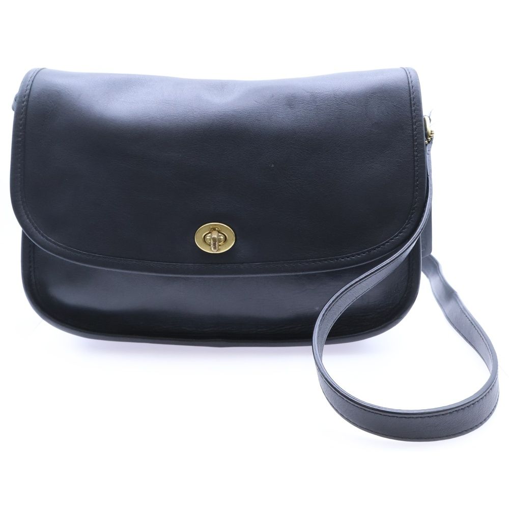 COACH (コーチ) オールドコーチ ショルダーバッグ レザー ブラック