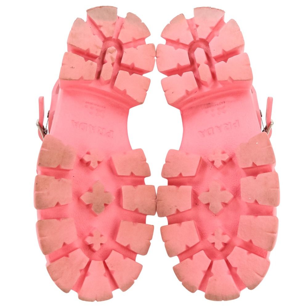 美品 PRADA プラダ モノリス トライアングルロゴプレート