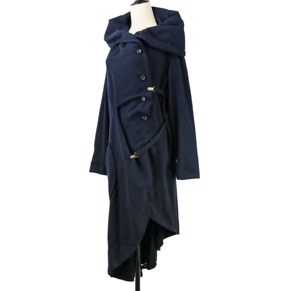 美品 ISSEY MIYAKE イッセイミヤケ シルク混 裁ち切りサスペンダー