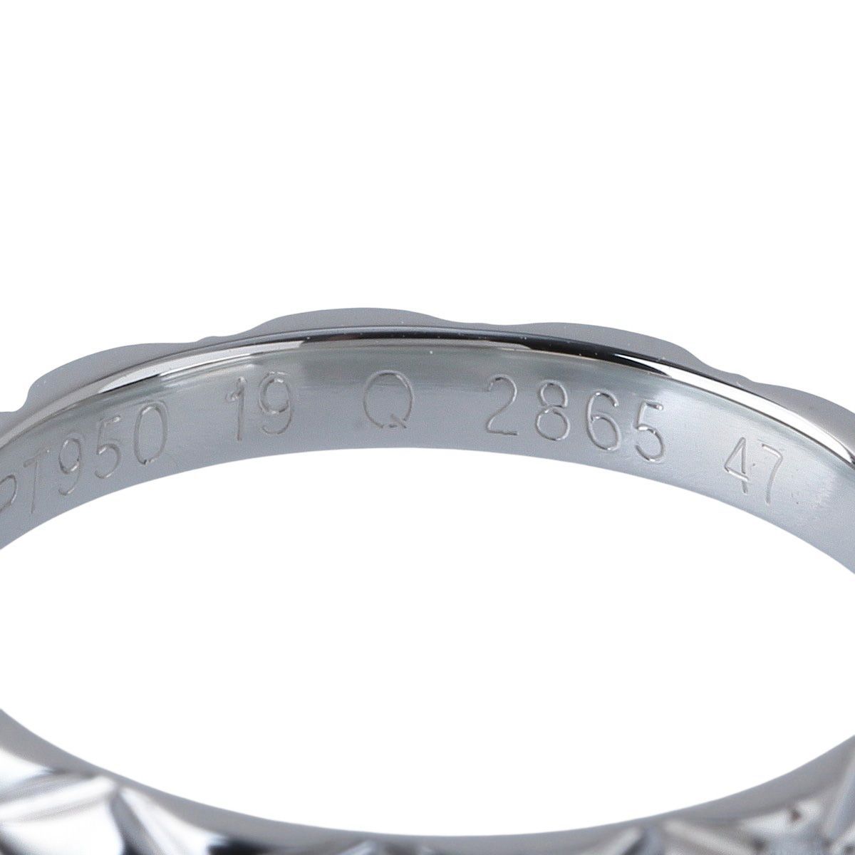 シャネル マトラッセ ダイヤ リング スモール #47 3PD PT950 J2821型