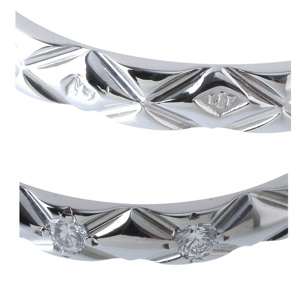 シャネル マトラッセ ダイヤ リング スモール #47 3PD PT950 J2821型